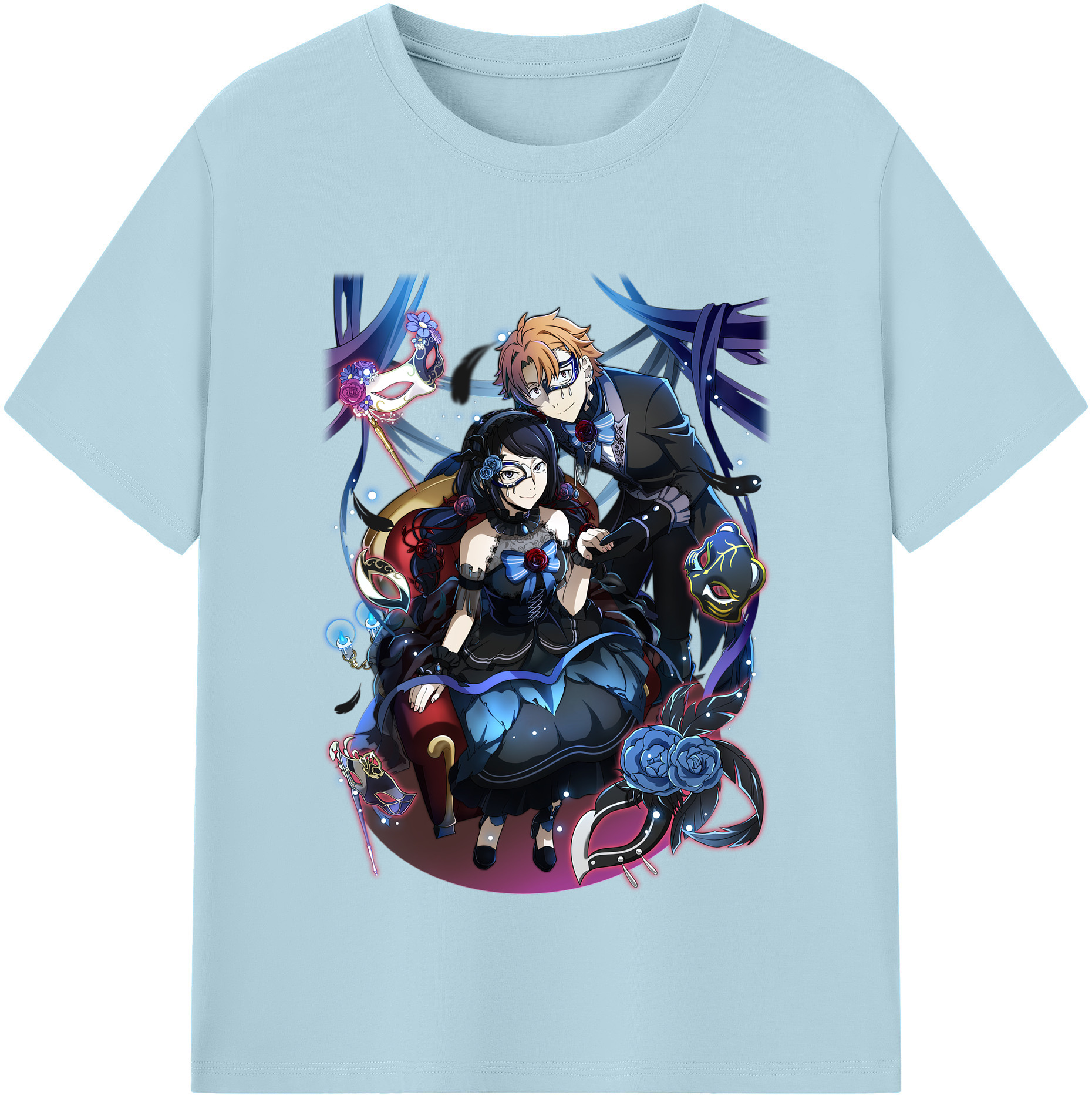 （画像用） 文豪ストレイドッグス Bungo Stray Dogs 綿100％半袖Tシャツ（フロントプリント）